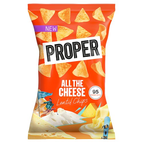 Proper Chips All The Cheese 85g pack shot