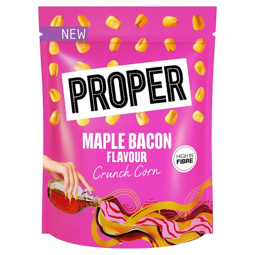 Proper Crunch Maple Bacon Crunch Corn 125g pack shot