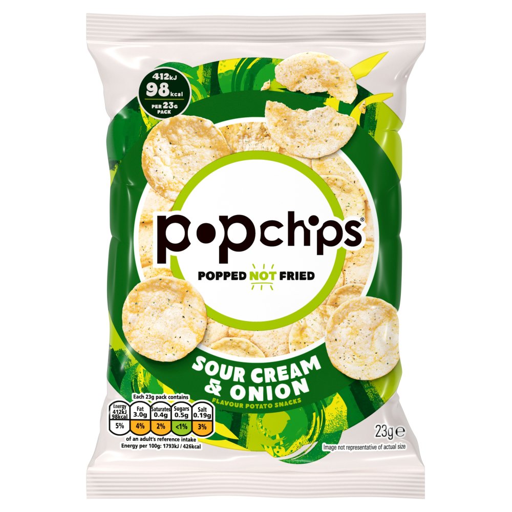 Poships Sour Cream & Onion 23g pack shot