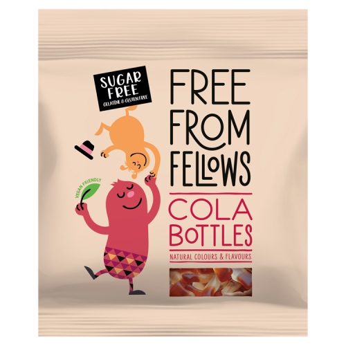 Free From Fellows Cola Bottles 100g pack shot