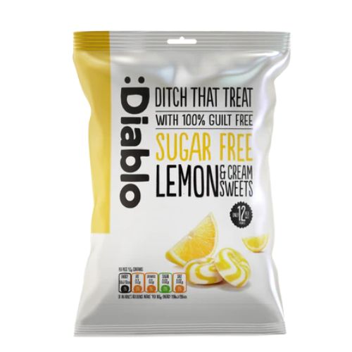 Diablo Lemon & Cream Sweets 75g pack shot