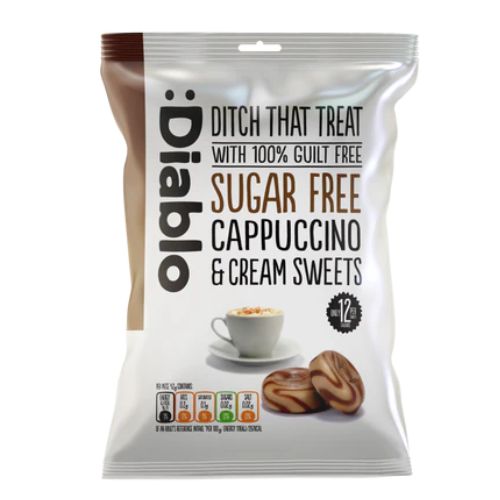 Diablo Cappuccino & Cream Sweets 75g pack shot
