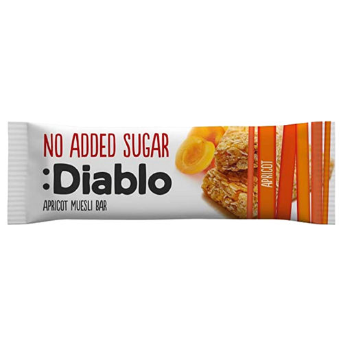 Diablo Apricot Muesli Bar 30g pack shot