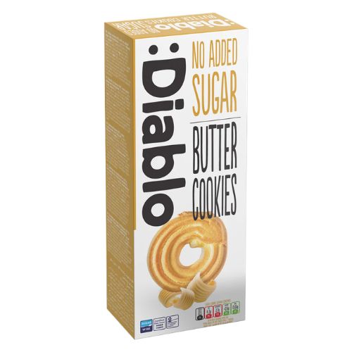 Diablo Butter Cookies 135g pack shot