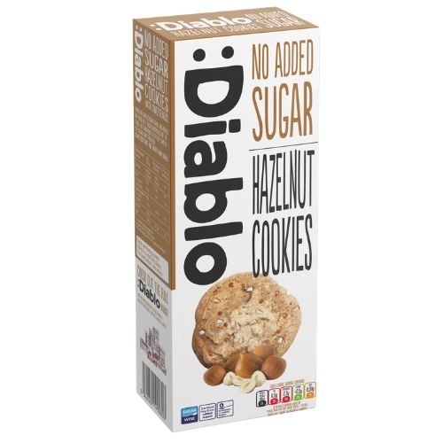 Diablo Hazelnut Cookies 135g pack shot