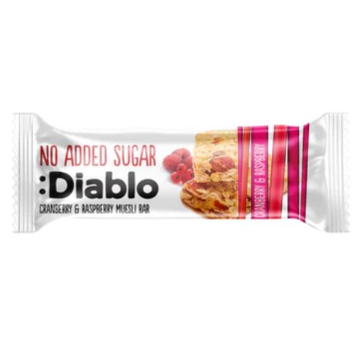 Diablo Yoghurt Coated Strawberry Muesli Bar 30g pack shot