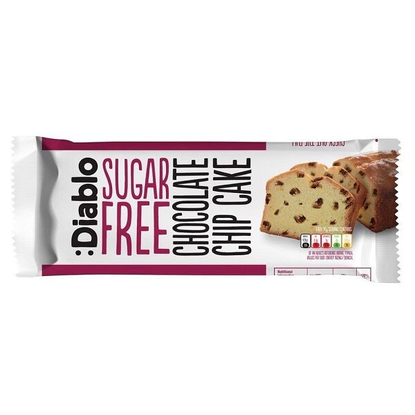 Diablo Chocolate Chip Cake SF 200g pack shot