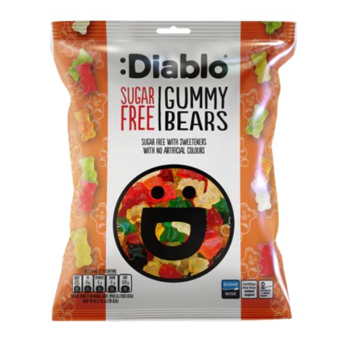 Diablo Gummy Bears Sweets 75g pack shot