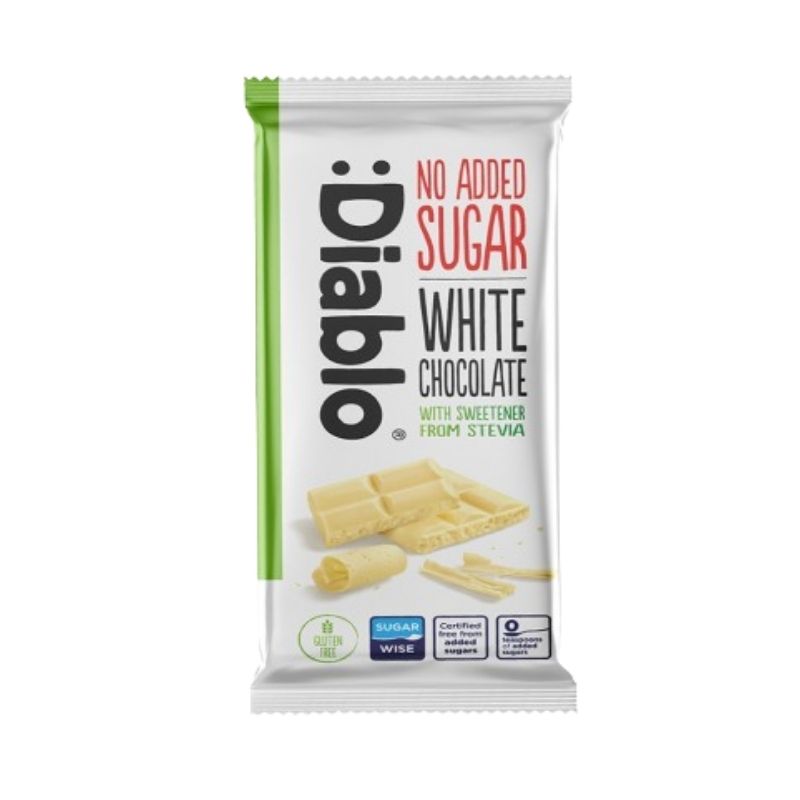 Diablo Stevia White Chocolate NAS 75g pack shot