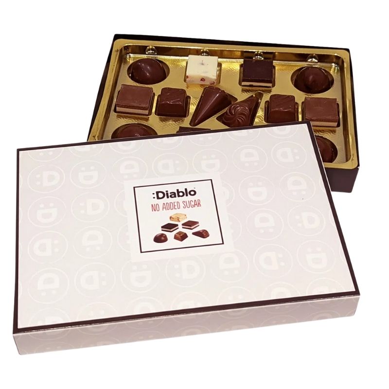 Diablo Stevia Chocolate Box NAS 142g pack shot