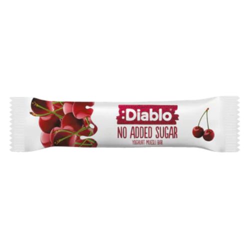 Diablo Yoghurt Cherry Muesli Bar 30g pack shot
