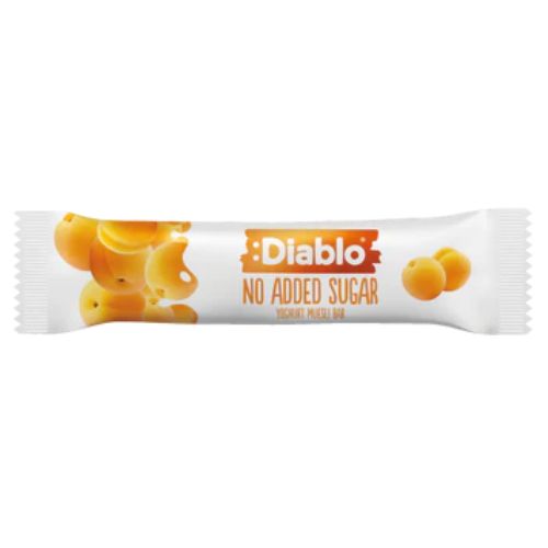 Diablo Yoghurt Apricot Muesli Bar 30g pack shot