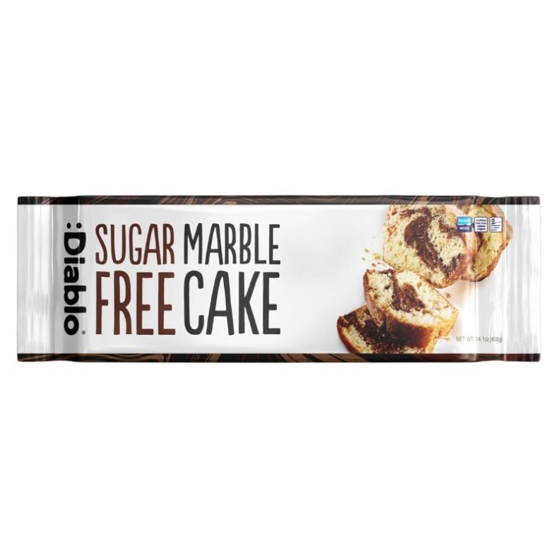 Diablo Marble Cake SF 400g pack shot