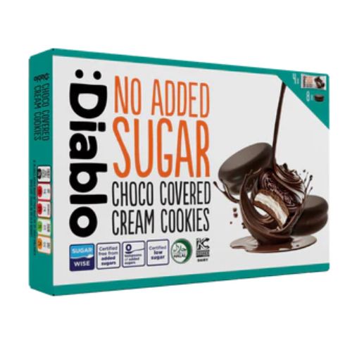 Diablo Chocolate Covered Cream Cookies NAS 34g pack shot