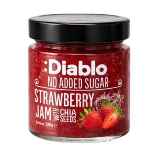 Diablo Strawberry Jam NAS 230g pack shot