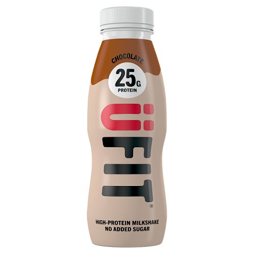 UFIT High Protein Shake Drink Chocolate 25g 330ml pack shot