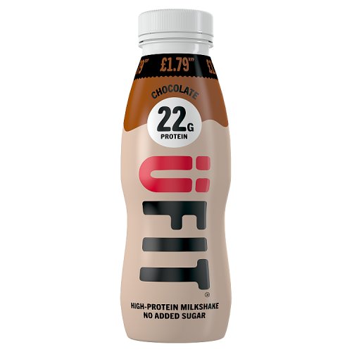 UFIT High Protein Shake Drink Chocolate 22g PM £1.79 310ml pack shot