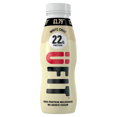 UFIT High Protein Shake Drink White Chocolate 22g PM £1.79 310ml pack shot