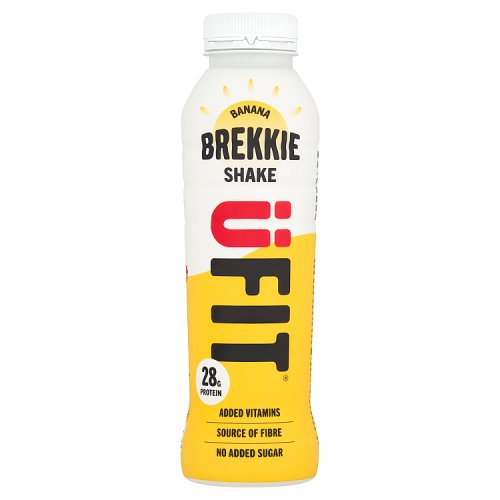 UFIT Protein Brekkie Shake Banana 28g 400ml pack shot
