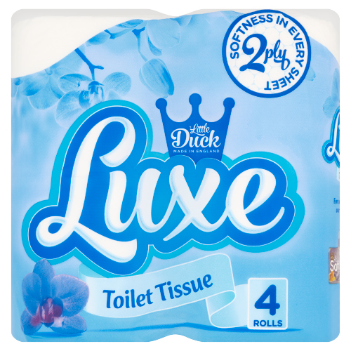 Little Duck Luxe Toilet Tissue 4s pack shot