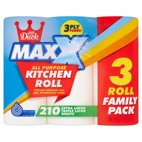Little Duck Maxx Kitchen Towel 3 Roll pack shot