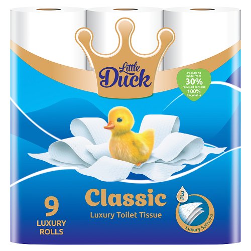 Little Duck Classic Toilet 9Roll 9roll pack shot