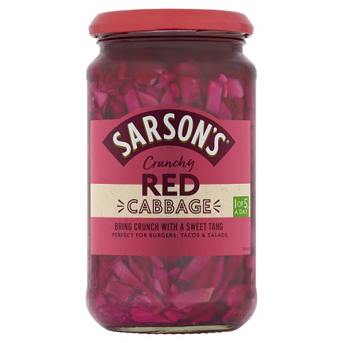 Sarsons Sweet & Mild Red Cabbage 445g pack shot