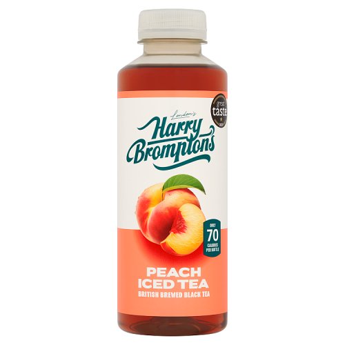 Harry Bromptons Ice Tea Peach 500ml pack shot