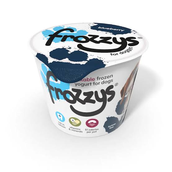 Frozzys Blueberry Frozen Yogurt for Dogs 85g pack shot