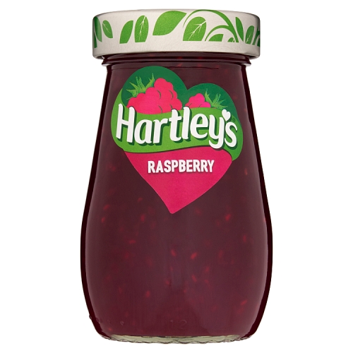 Hartleys Best Raspberry Jam 300g pack shot