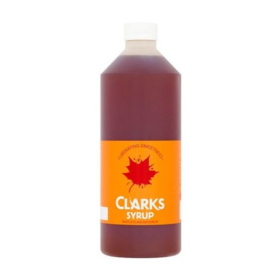 Clarks Maple Flavoured Syrup 1Ltr pack shot