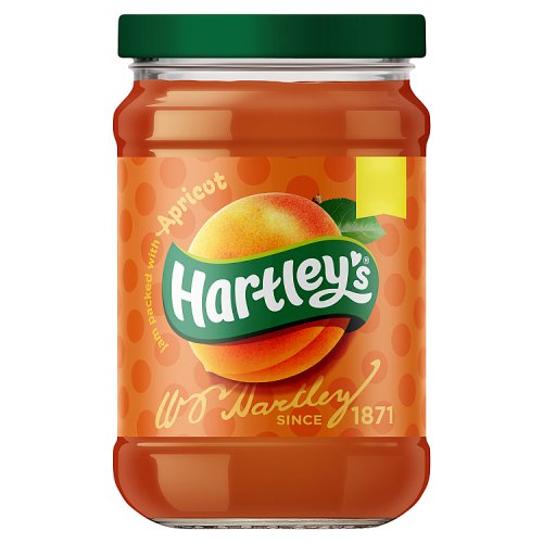 Hartleys Apricot Jam PM £1.99 300g pack shot