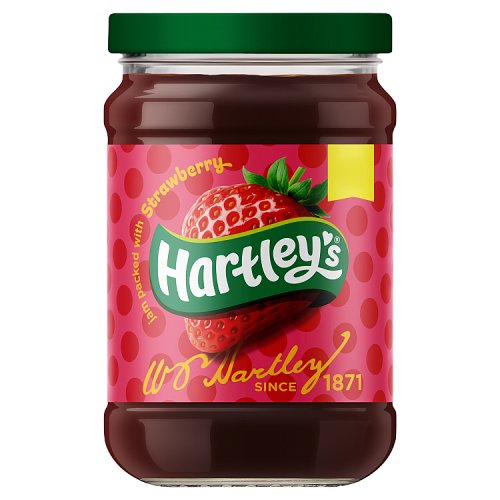 Hartleys Strawberry Jam PM £1.99 300g pack shot