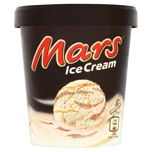 Mars Ice Cream Tub 500ml pack shot