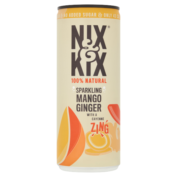 Nix & Kix Mango Ginger 250ml pack shot