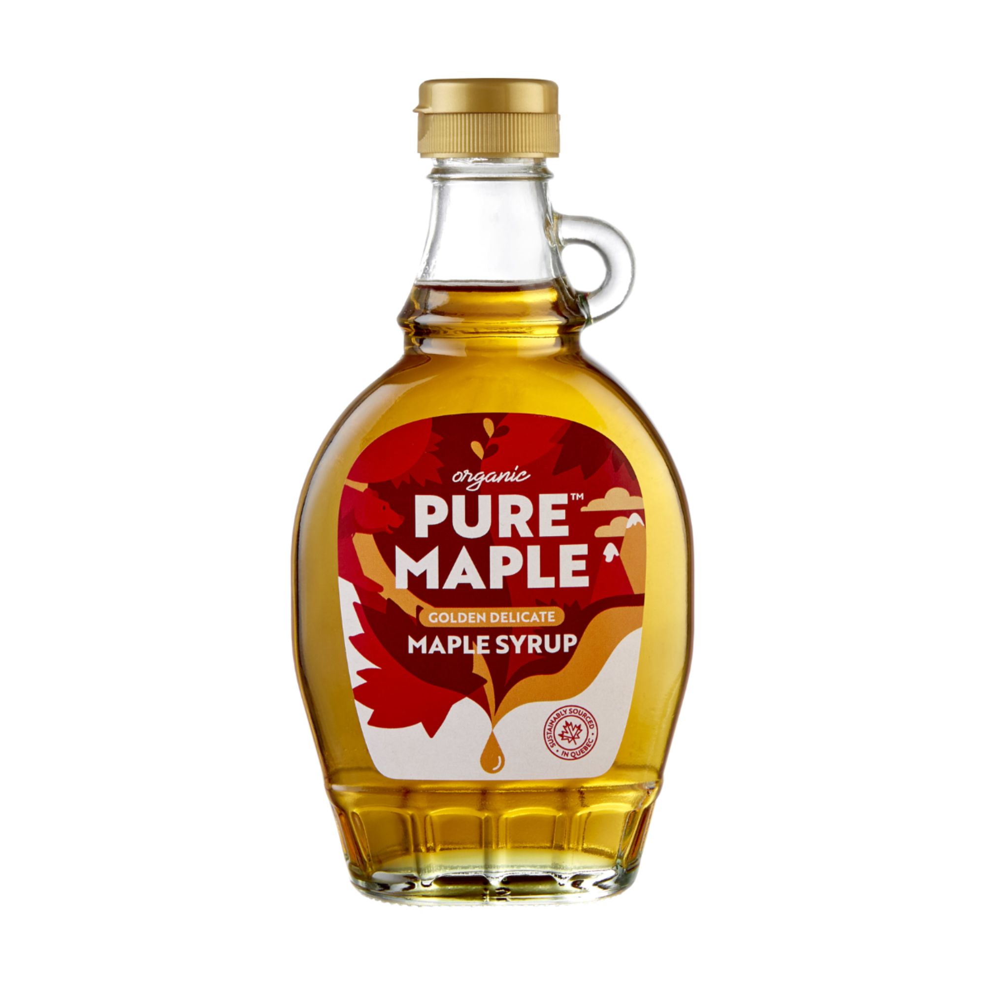 Pure Maple Golden Delicate Maple Syrup 312g pack shot