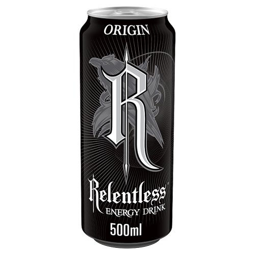 Relentless Energy Origin 500ml pack shot