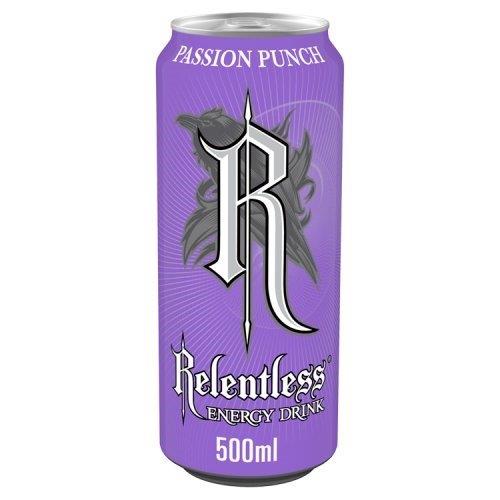 Relentless Energy Passion Punch 500ml pack shot