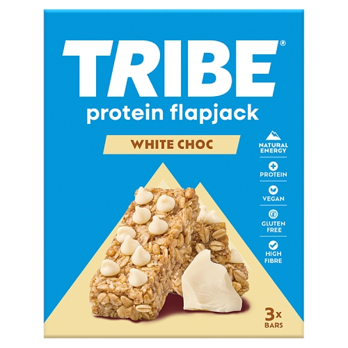 Tribe Protein White Chocolate 3pk (3 x 83g) pack shot