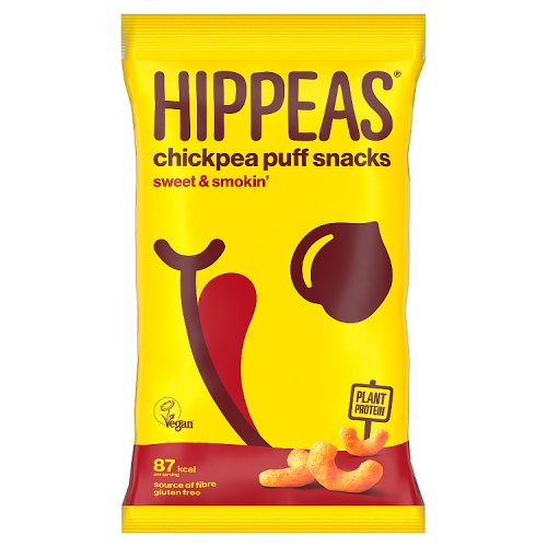Hippeas Sweet & Smokin Crunchy Chickpea Puffs 78g pack shot