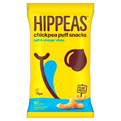 Hippeas Salt & Vinegar Vibes Chickpea Puffs 78g pack shot