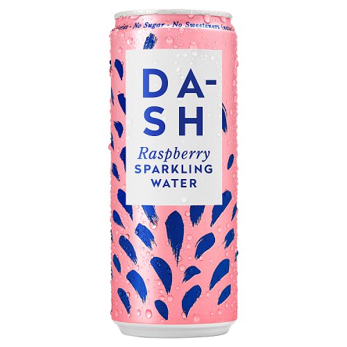 Dash Sparkling Raspberry 330ml pack shot