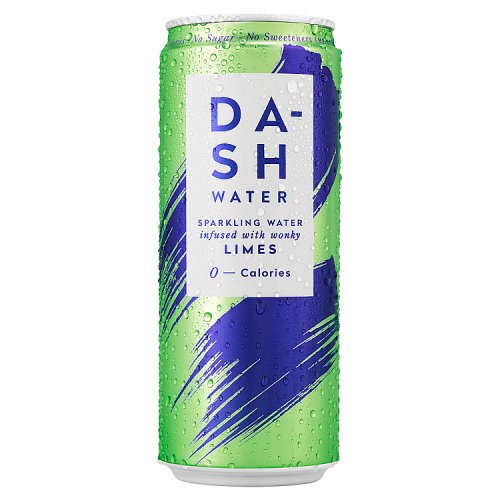 Dash Sparkling Lime 330ml pack shot