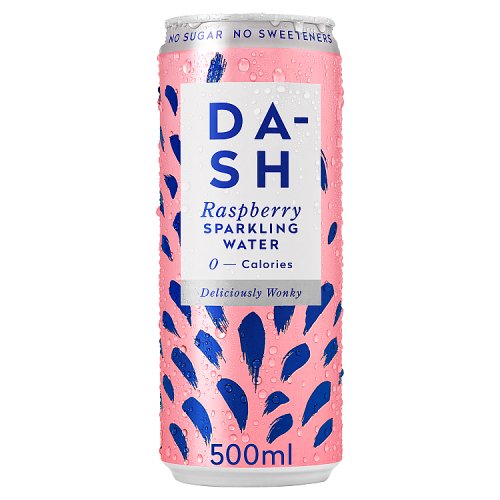 Dash Sparkling Raspberry 500ml pack shot