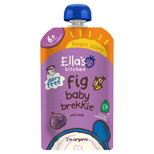 Ellas Kitchen Pear & Fig Porridge 100g pack shot