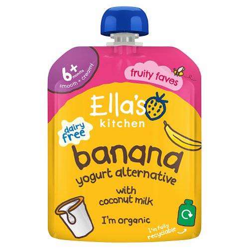 Ellas Kitchen Df Banana Yoghurt 90g pack shot