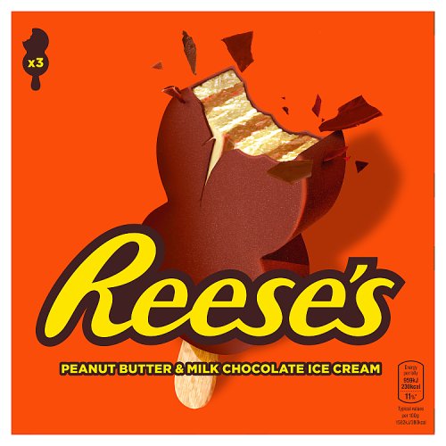 Reeses Peanut Butter Indulgent Chocolate Sticks 3pk pack shot