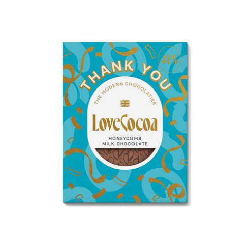 Love Cocoa Chocolate Bar Selection Honeycomb 75g pack shot