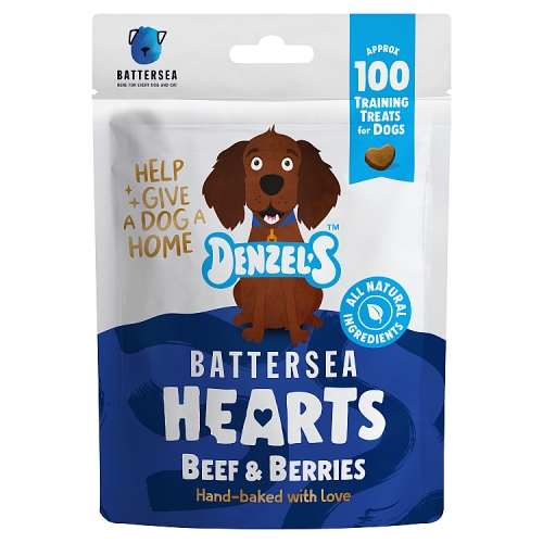 Denzels Battersea Hearts Beef & Berries 90g pack shot