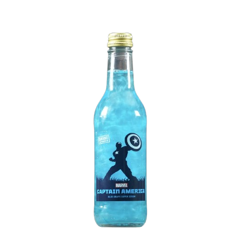 MARVEL Captain America Blue Grape Super Serum 330ml pack shot